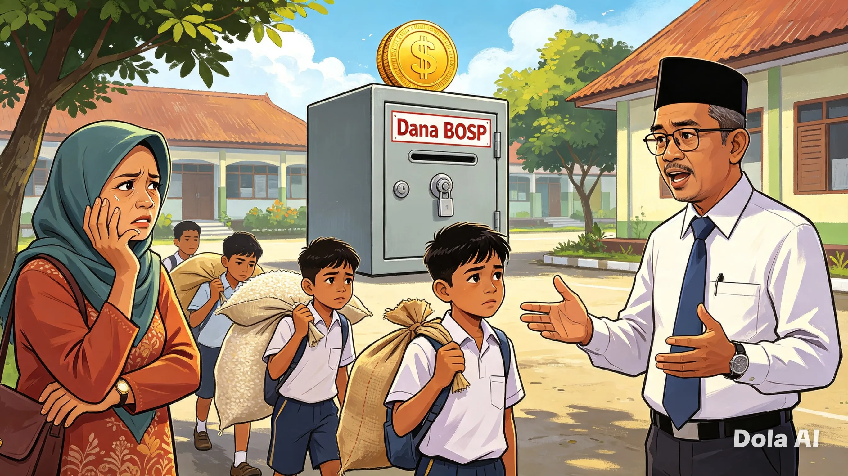 Heboh! Siswa SDN 279 Talle-Talle Bulukumba Diminta Bawa Beras untuk Kemah, Orang Tua Pertanyakan Dana BOSP Sekolah