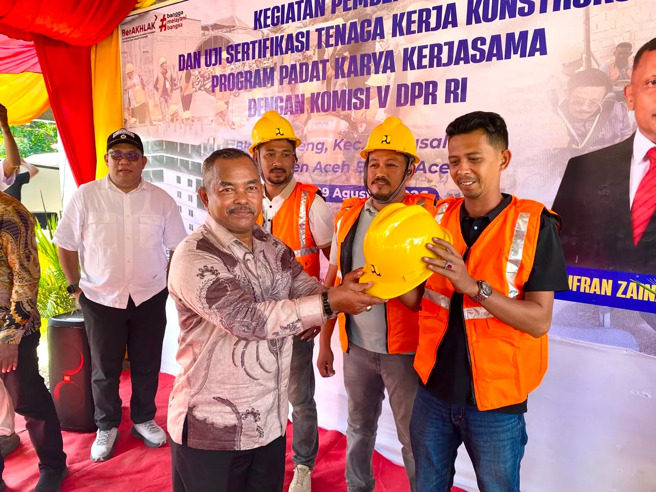 Pemkab Aceh Besar Dukung Peningkatan Kompetensi Tenaga Kerja Konstruksi