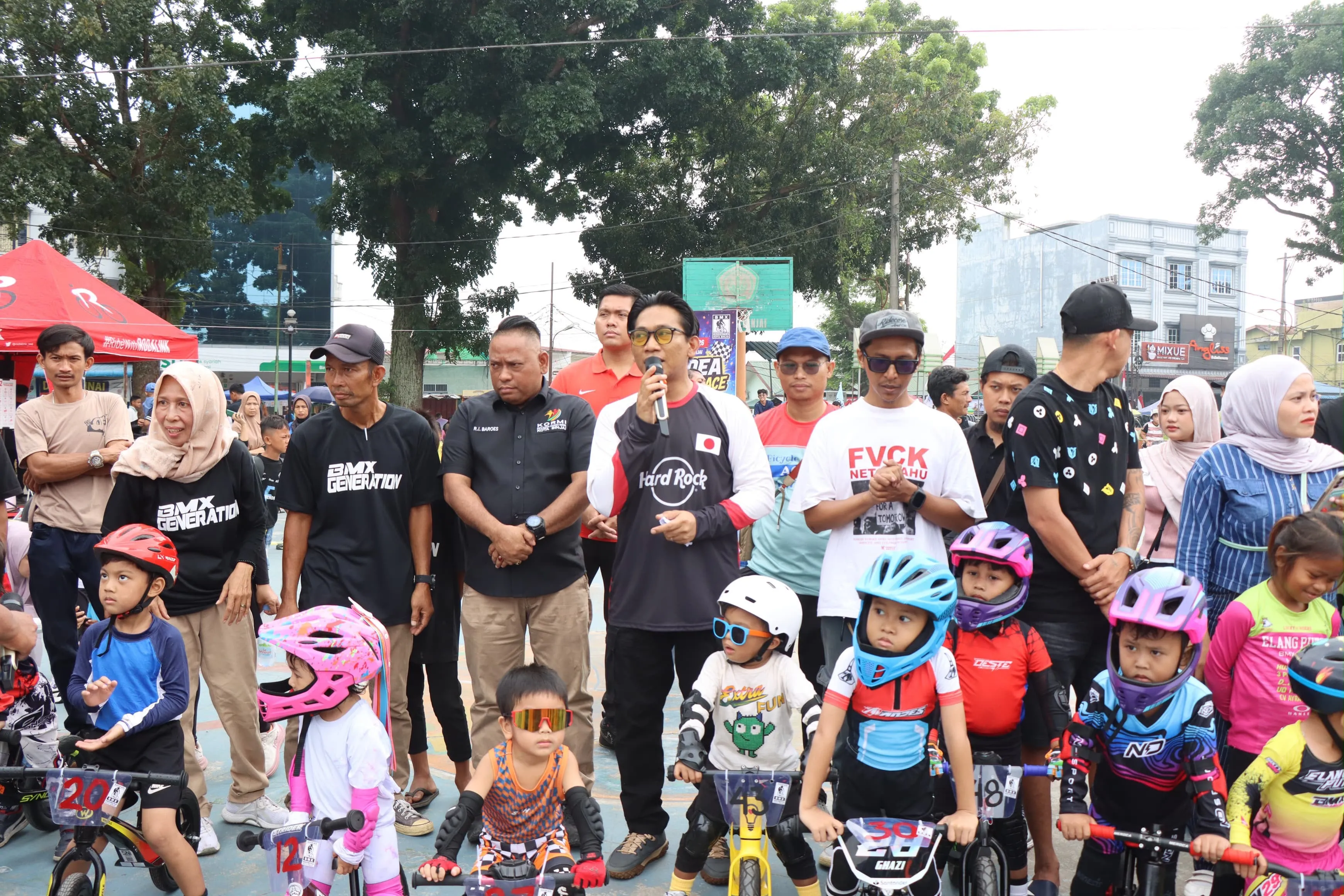 Lepas Next Idea Push Bike Race, Wakil Wali Kota Binjai Dorong Pengembangan Bakat Anak