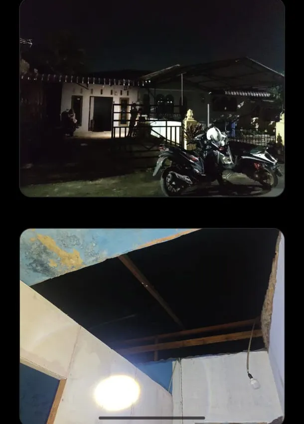 Di Tebingtinggi, 8 Rumah Rusak Dihantam Puting Beliung