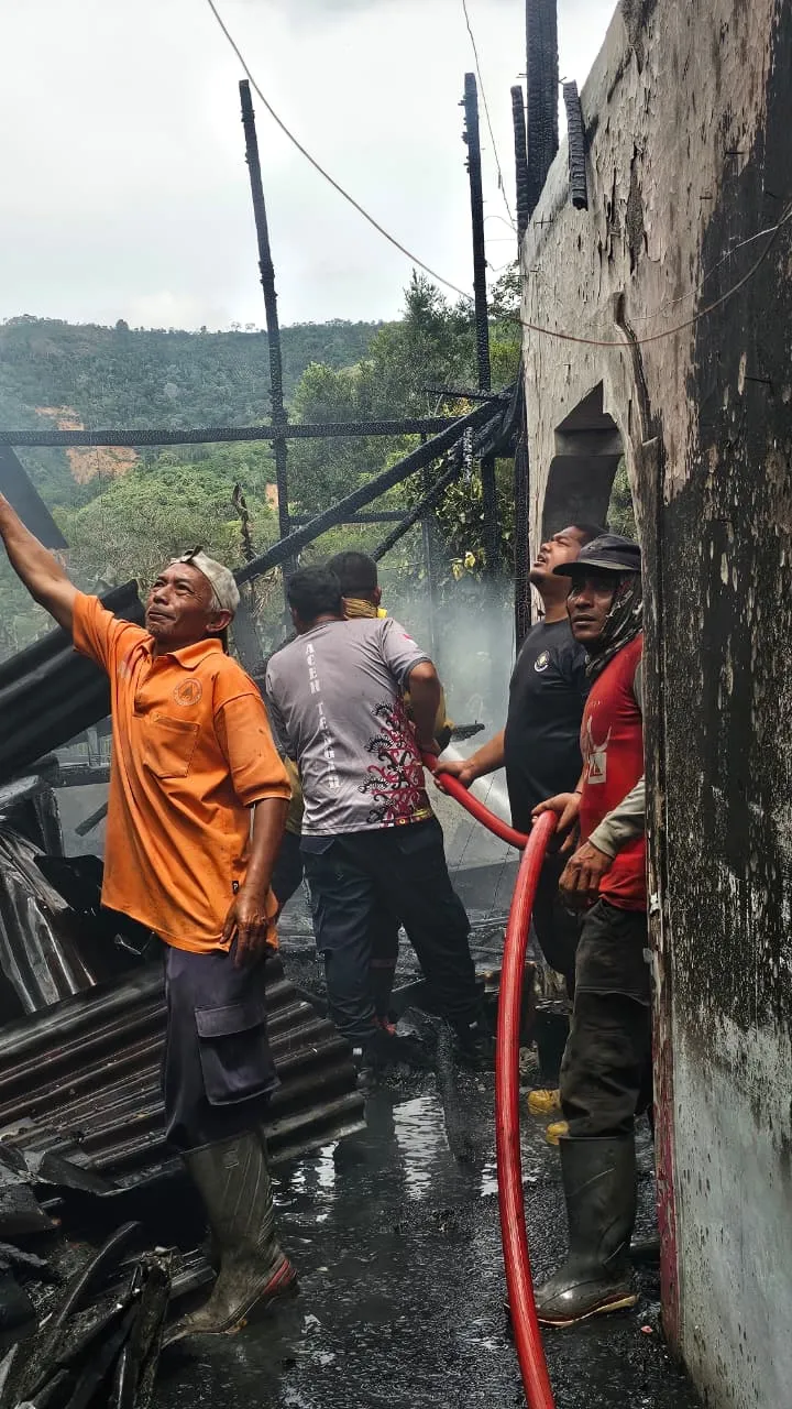 Lagi, di Aceh Tengah Kebakaran Hanguskan Satu Rumah, Dua Terdampak