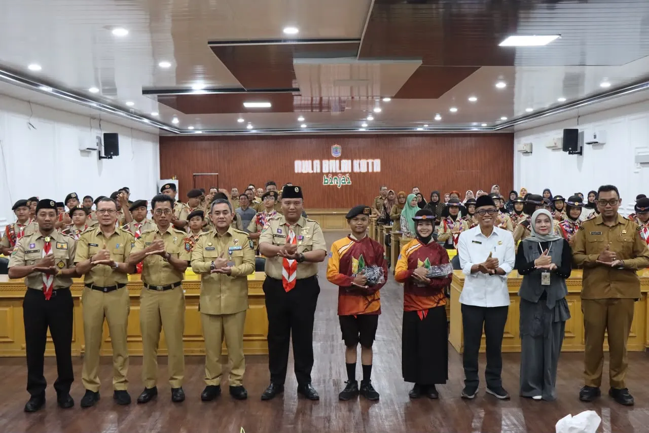 Pelepasan Kontingen Jambore Nasional XII, Kwarcab Binjai Siapkan Generasi Pramuka Berkarakter