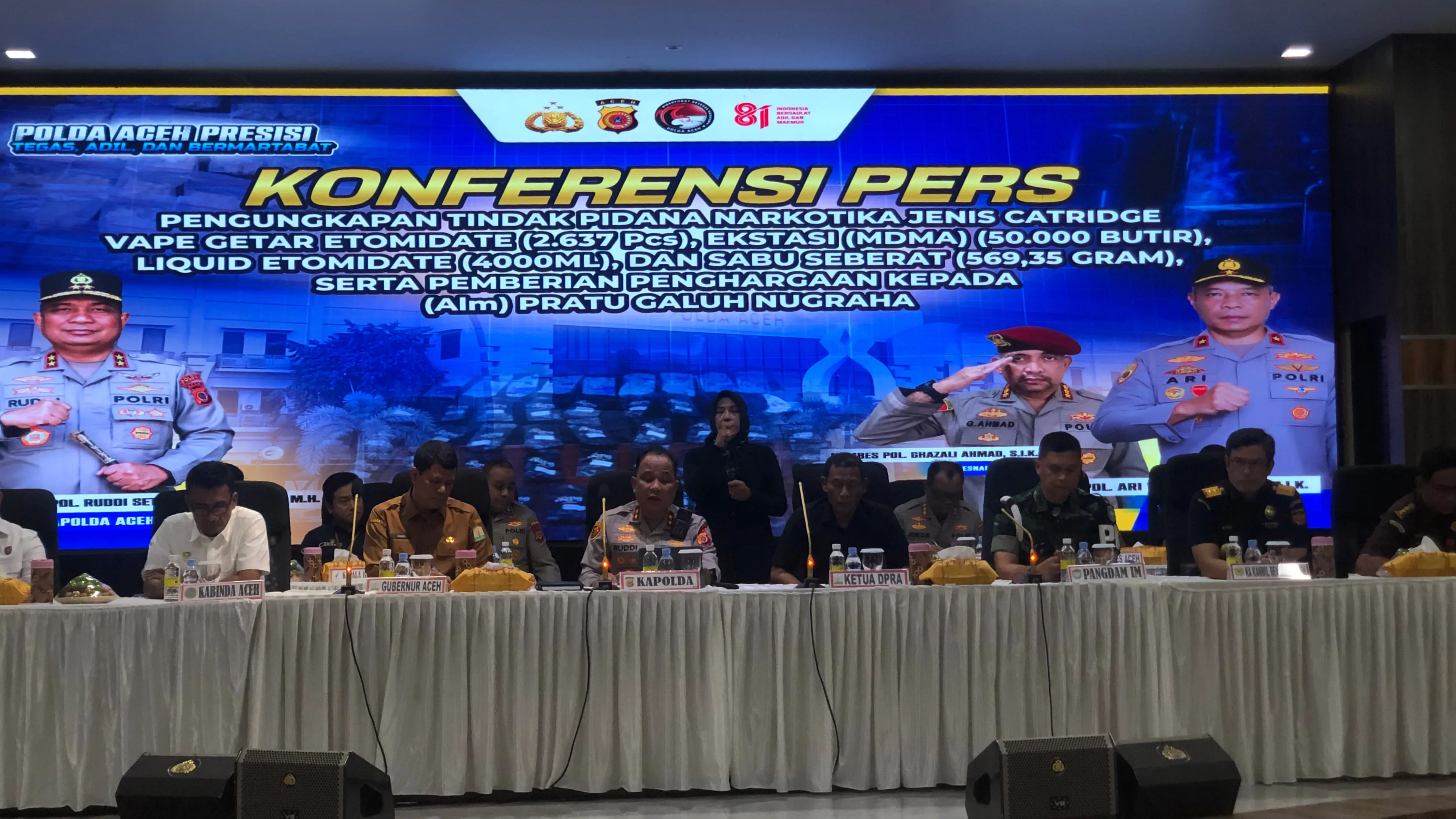 Kapolda Aceh: Bandar dan Kurir Narkoba Saya Kejar hingga Miskin