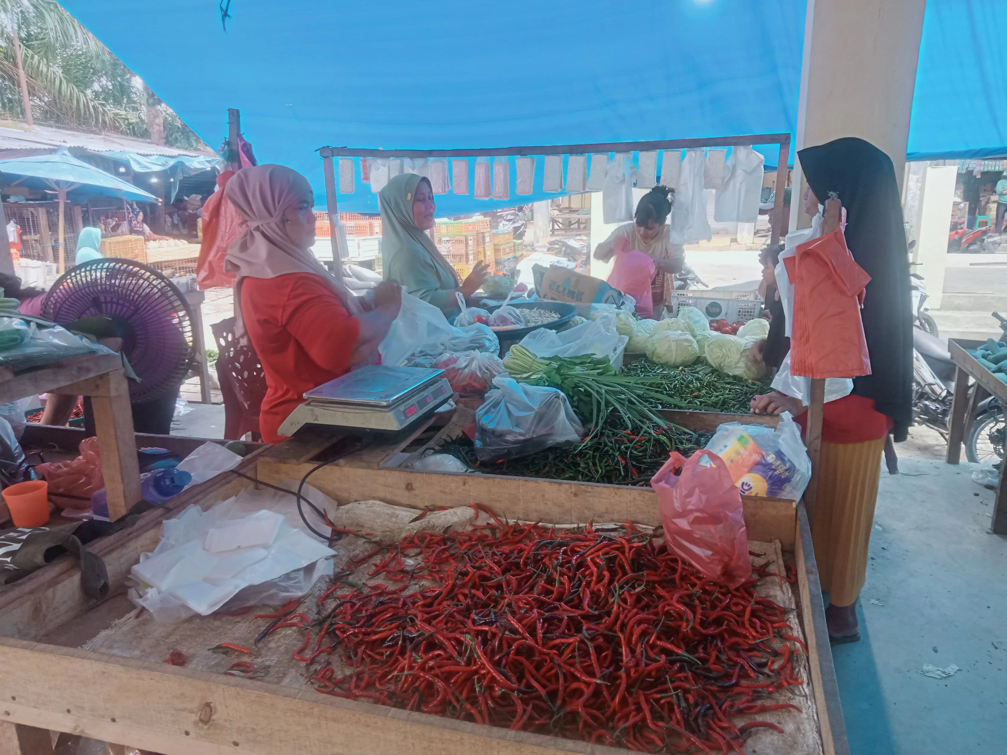 Harga Cabai Rawit di Pasar Bakaran Batu Lubukpakam Melonjak