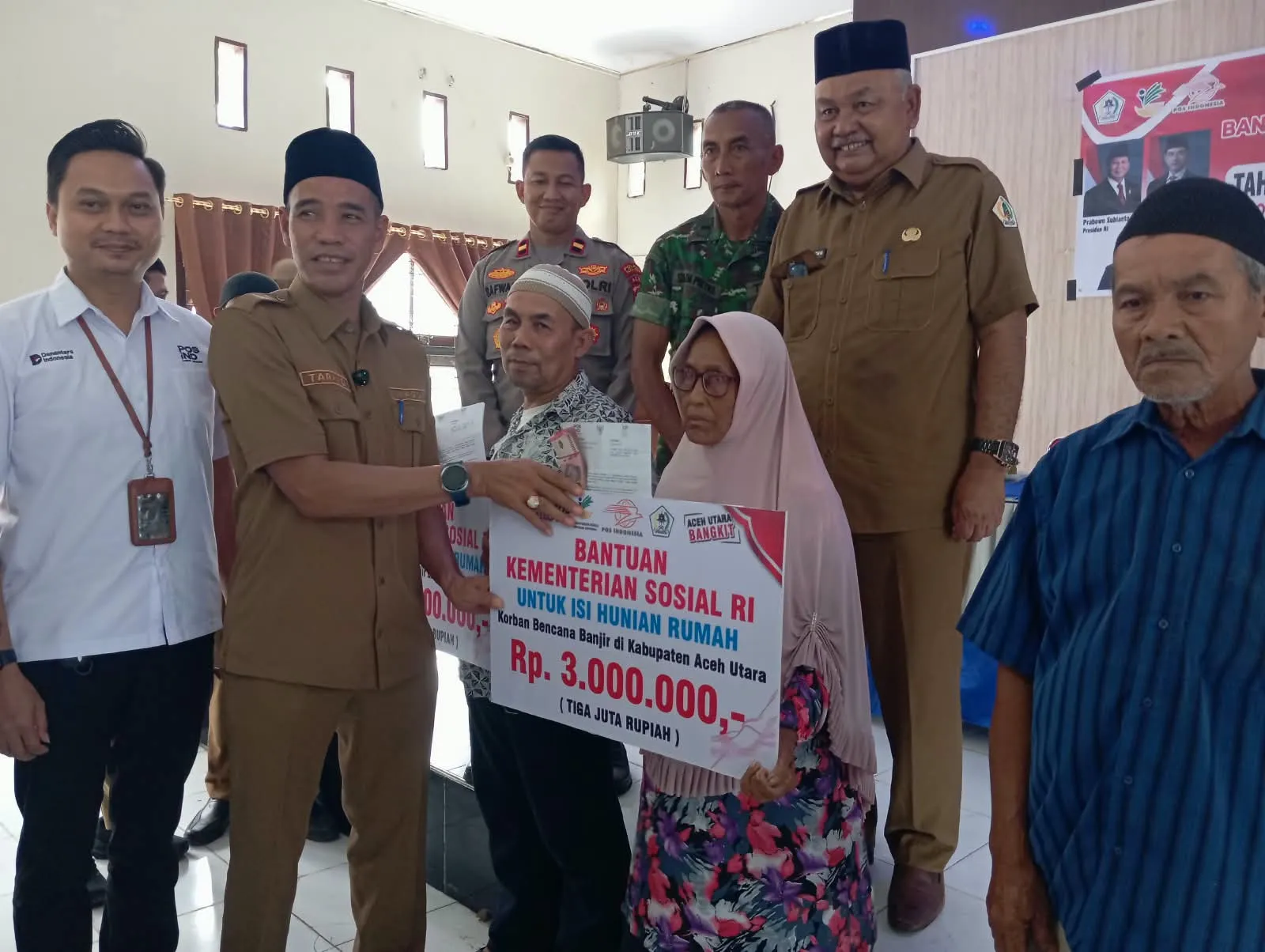 Korban Banjir Aceh Utara Terima Rp11,2 Miliar Bantuan Tahap III Gelombang I