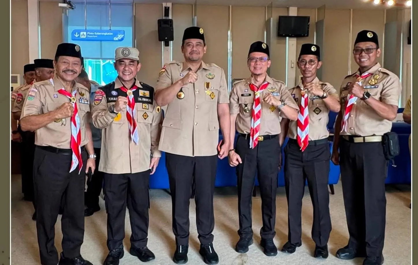 Sekda Binjai Hadiri Pelepasan Kontingen Jamnas XII