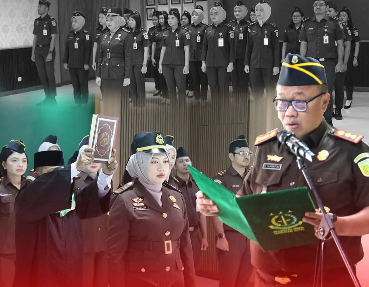 Kajari Madina Lantik Pejabat Eselon V, Frissillia Gusvina Risda Jabat Kasubsi Pertimbangan Hukum