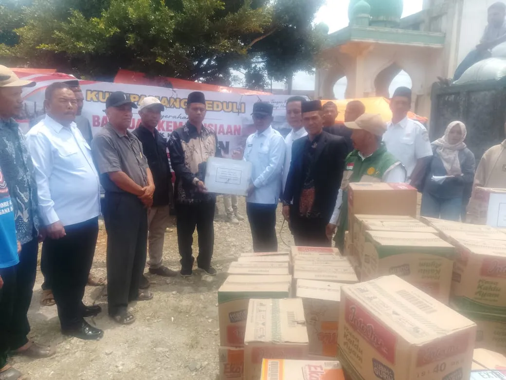 Bantuan Kemanusiaan Kute Panang Mengalir untuk Korban Kebakaran Jagong Jeget