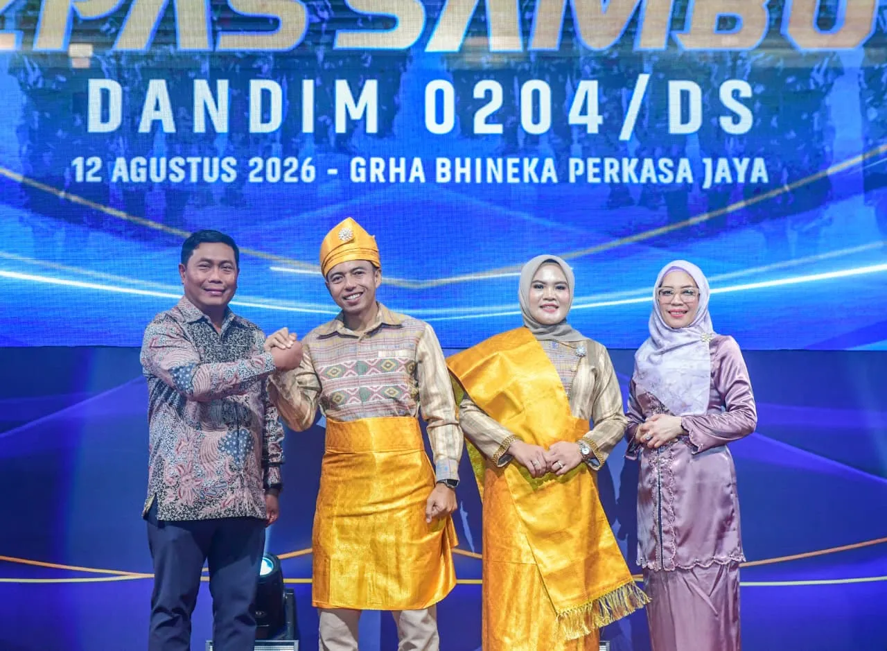 Wabup Hadiri Lepas Sambut Dandim 0204/DS