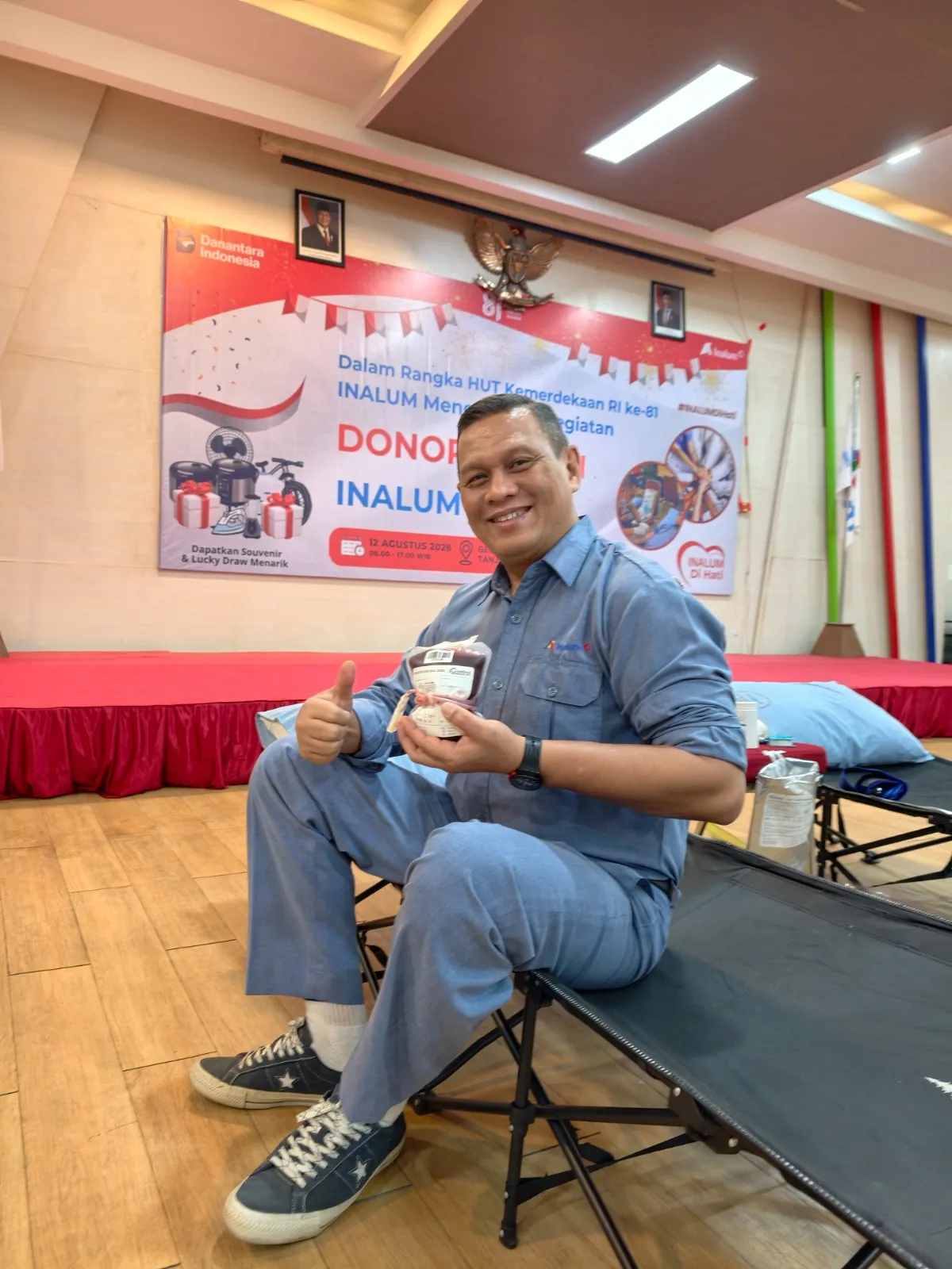 Inalum Gelar Donor Darah, Himpun 626 Kantong Darah