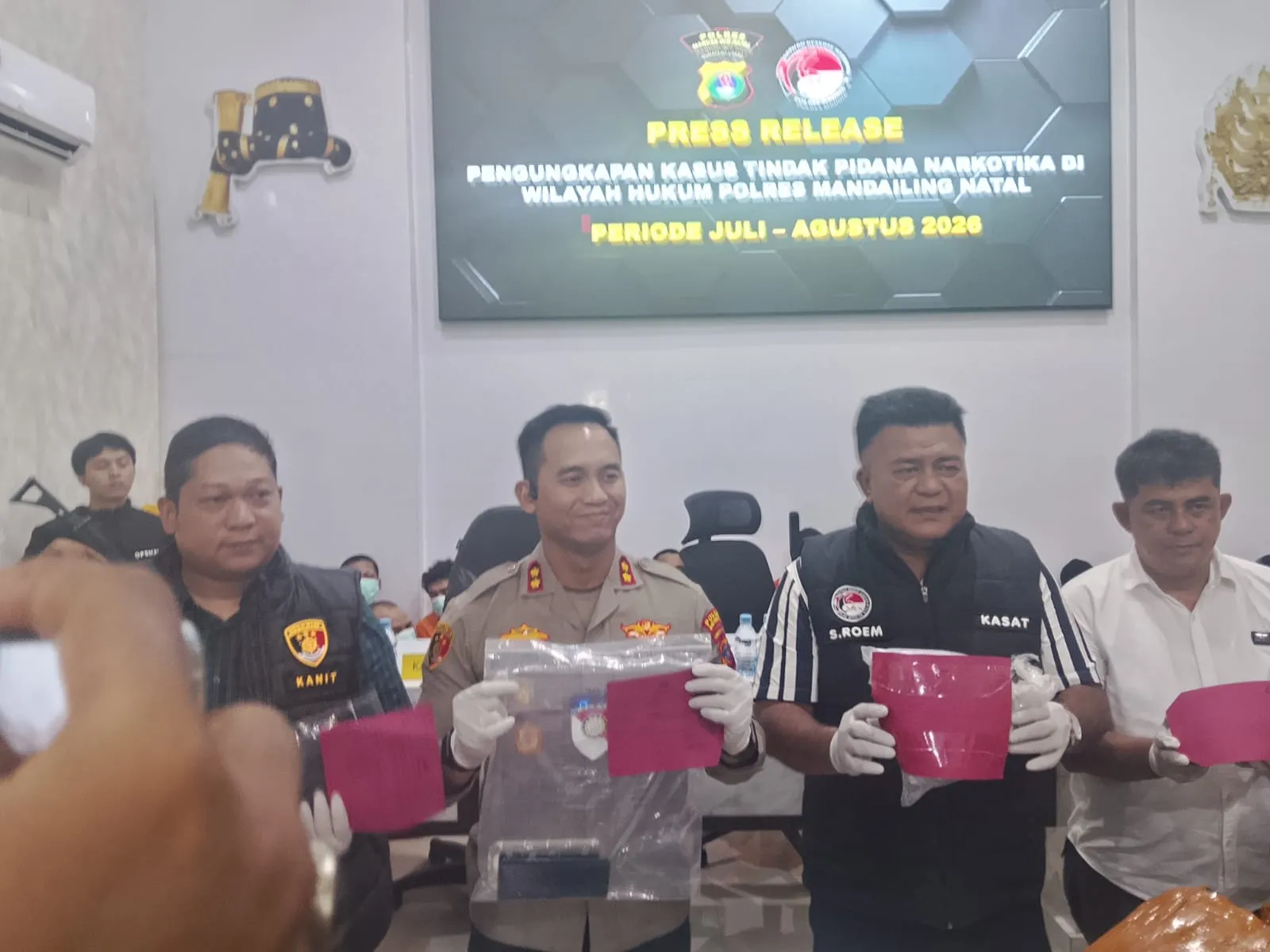 Juli–Agustus 2026, Polres Madina Ungkap 11 Kasus Umum dan 14 Kasus Narkotika
