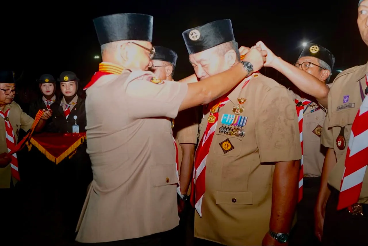 Bupati Asahan Terima Lencana Melati Gerakan Pramuka di Jakarta
