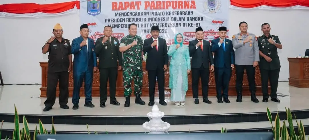 Wali Kota Binjai Simak Kebijakan Nasional Lewat Pidato Presiden dalam Rapat Paripurna DPRD