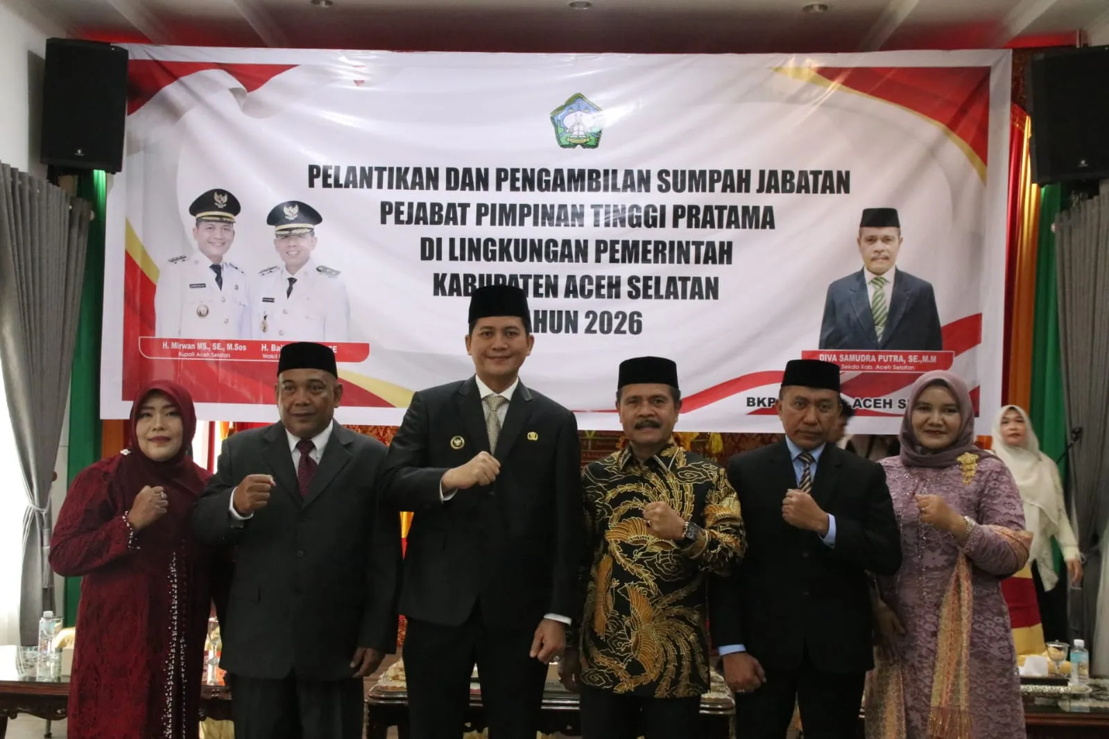 M. Najur Dilantik Jadi Kadis Pendidikan, T. Alamsyah Pimpin Bapenda Aceh Selatan