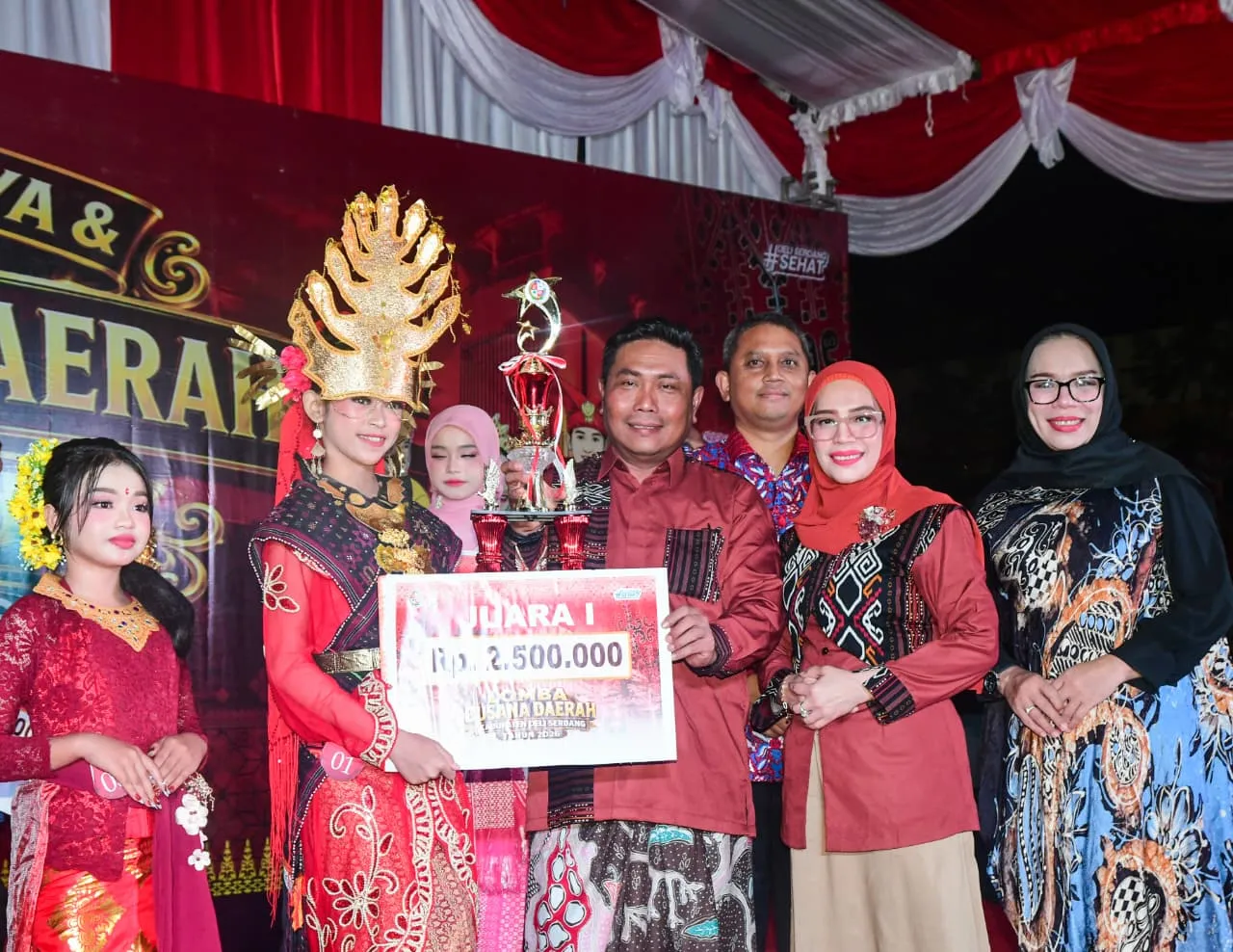 Night at Museum, Wabup Dorong Generasi Muda Lestarikan Budaya Deliserdang
