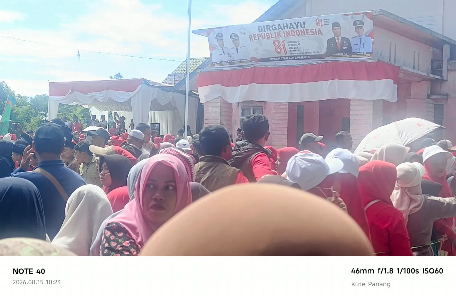 Ribuan Warga Meriahkan Lomba HUT ke-81 RI di Kute Panang