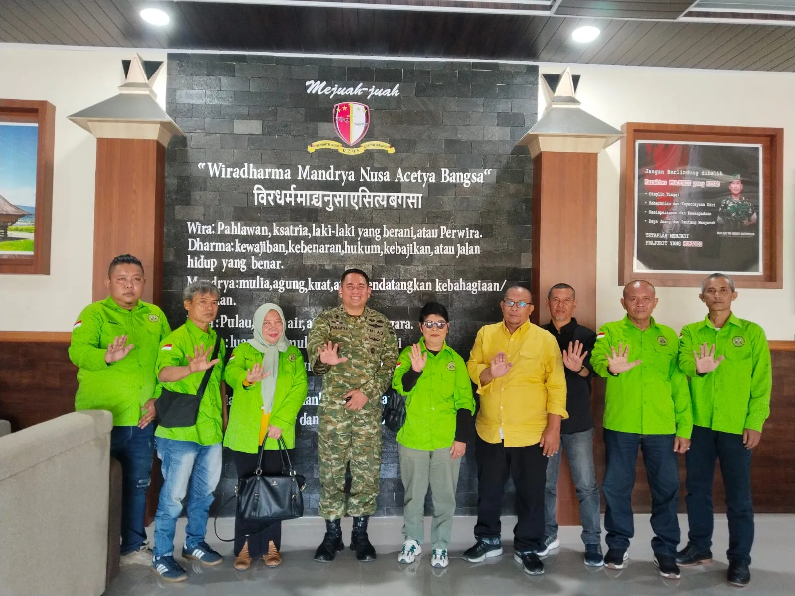 Forum Wartawan Tri Matra Silaturahmi Dengan Dandim 0205/TK, Bahas Persoalan MBG