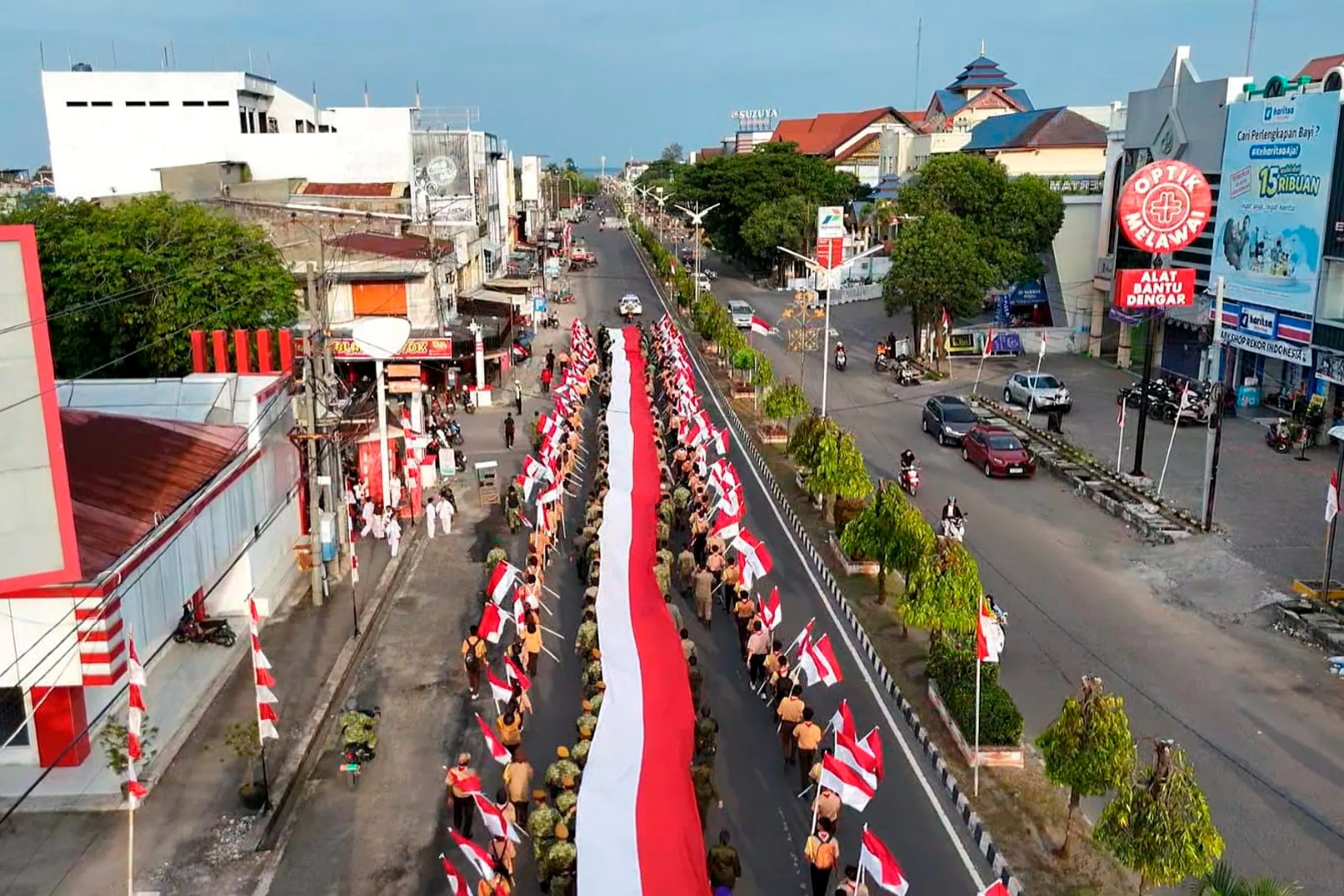 Kirab Agung Merah Putih Gelorakan Jiwa Patriotisme di Aceh