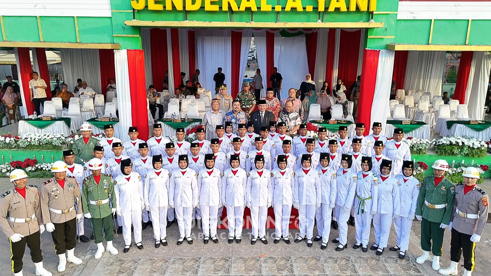 45 Paskibraka Aceh Tenggara Resmi Dikukuhkan, Bupati Salim Fakhry: Merah Putih Simbol Kebanggaan Bangsa Indonesia
