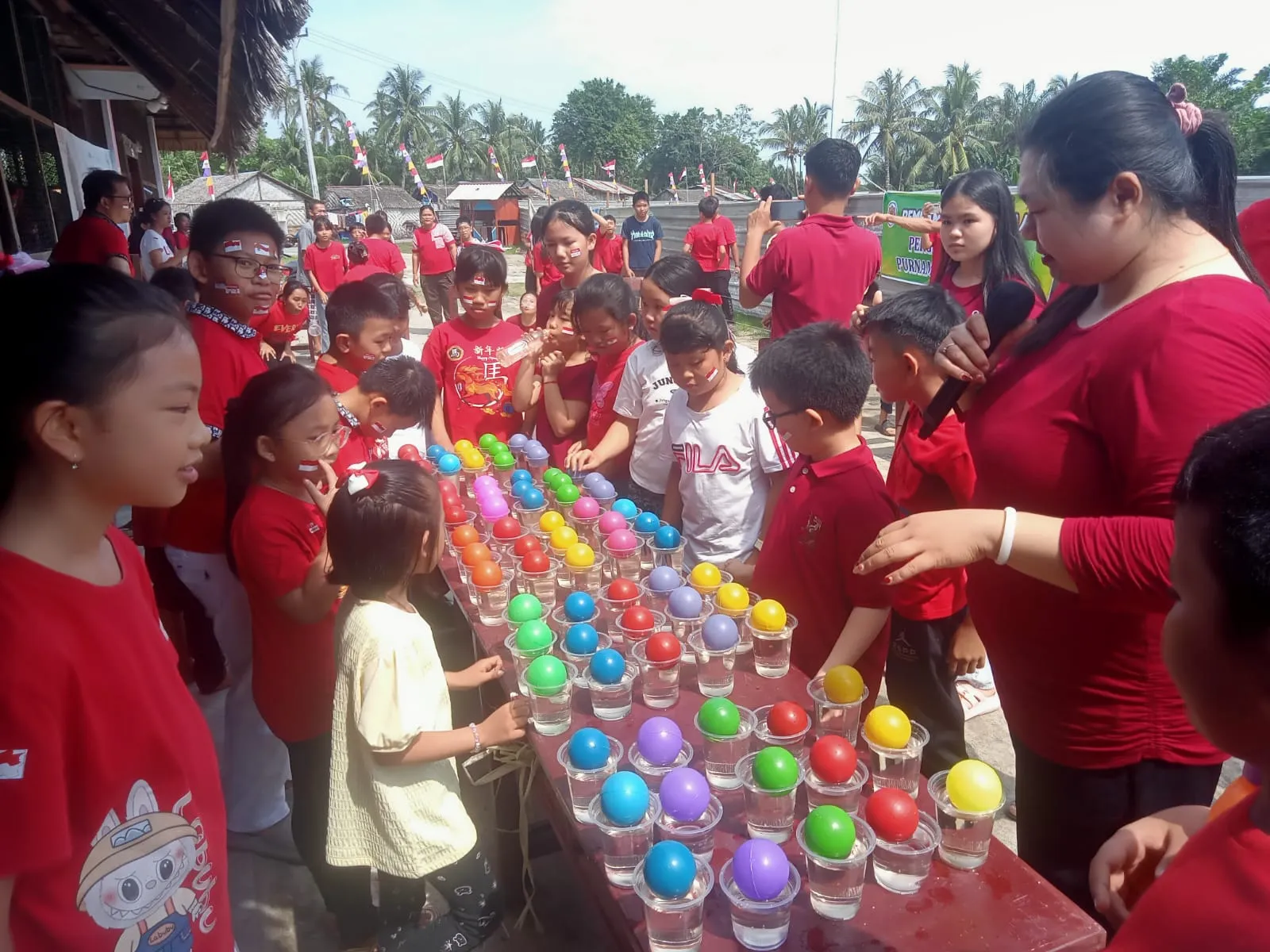 Sambut HUT ke-81 RI, Anak-anak Sekolah Minggu Buddha Gelar Berbagai Perlombaan