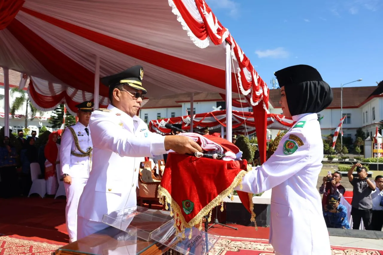 Pemkab Tapsel Peringati Detik-detik HUT Kemerdekaan RI Ke-81