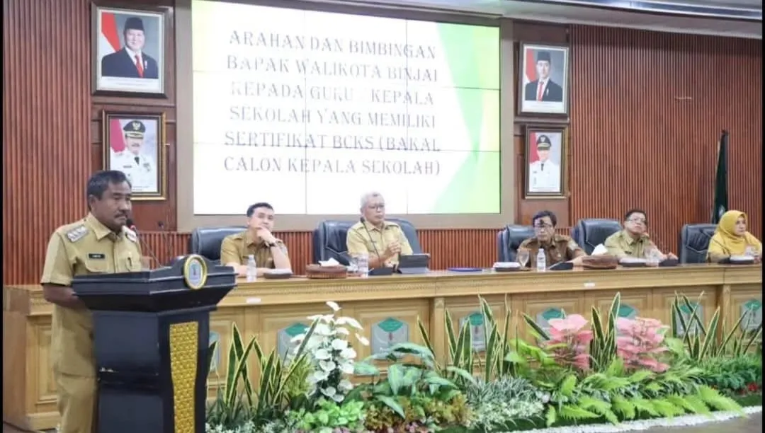 Beri Arahan kepada 66 Bakal Calon Kepala Sekolah, Wali Kota Binjai Tekankan Pentingnya Integritas