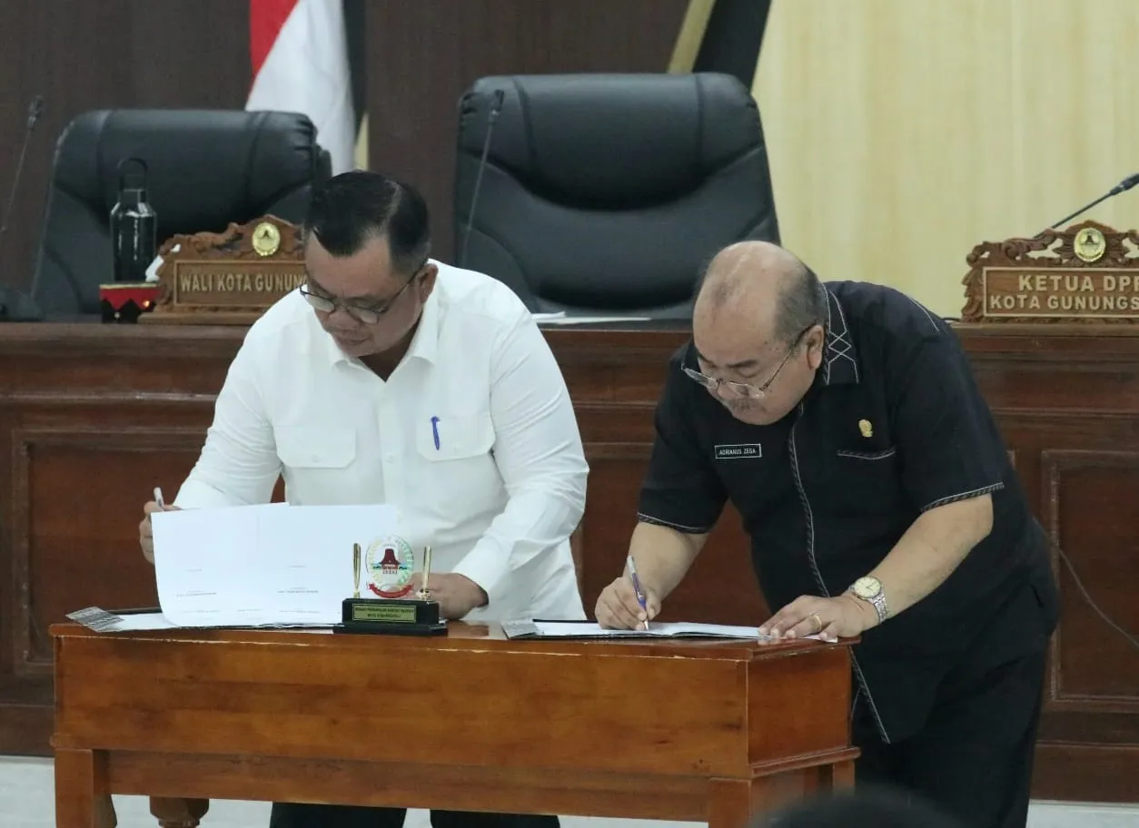 Pemko Gunungsitoli dan DPRD Tandatangani Nota Kesepakatan KUA dan PPAS APBD 2027
