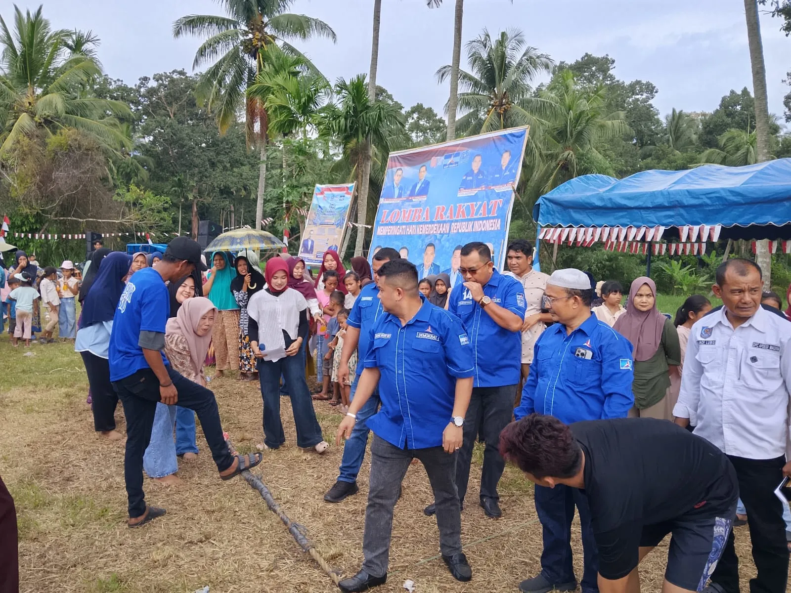 Pesta Rakyat Semarakkan HUT ke-81 RI dan HUT ke-25 Partai Demokrat di Dapil V