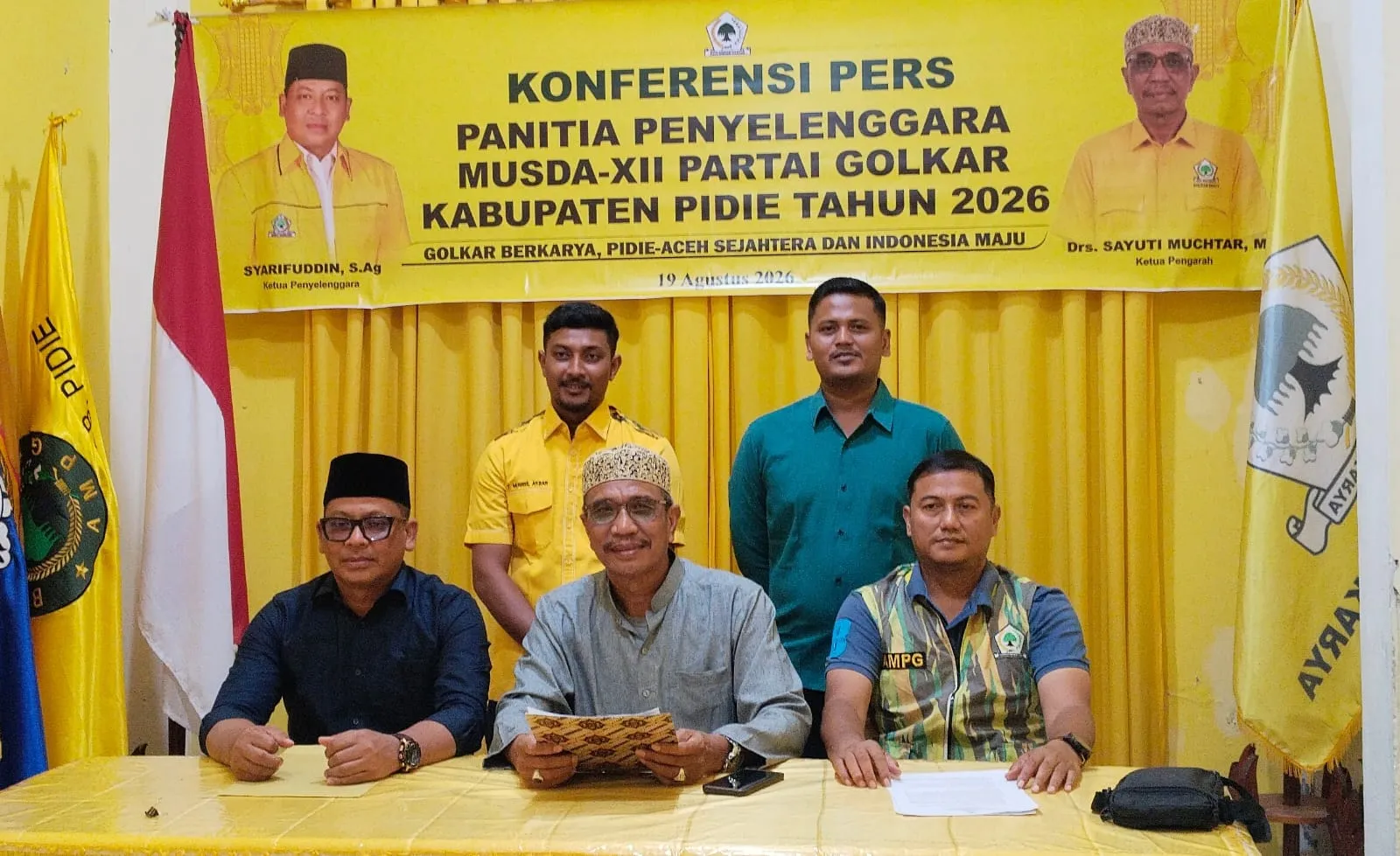 Golkar Pidie Matangkan Persiapan Musda XII 29 Agustus