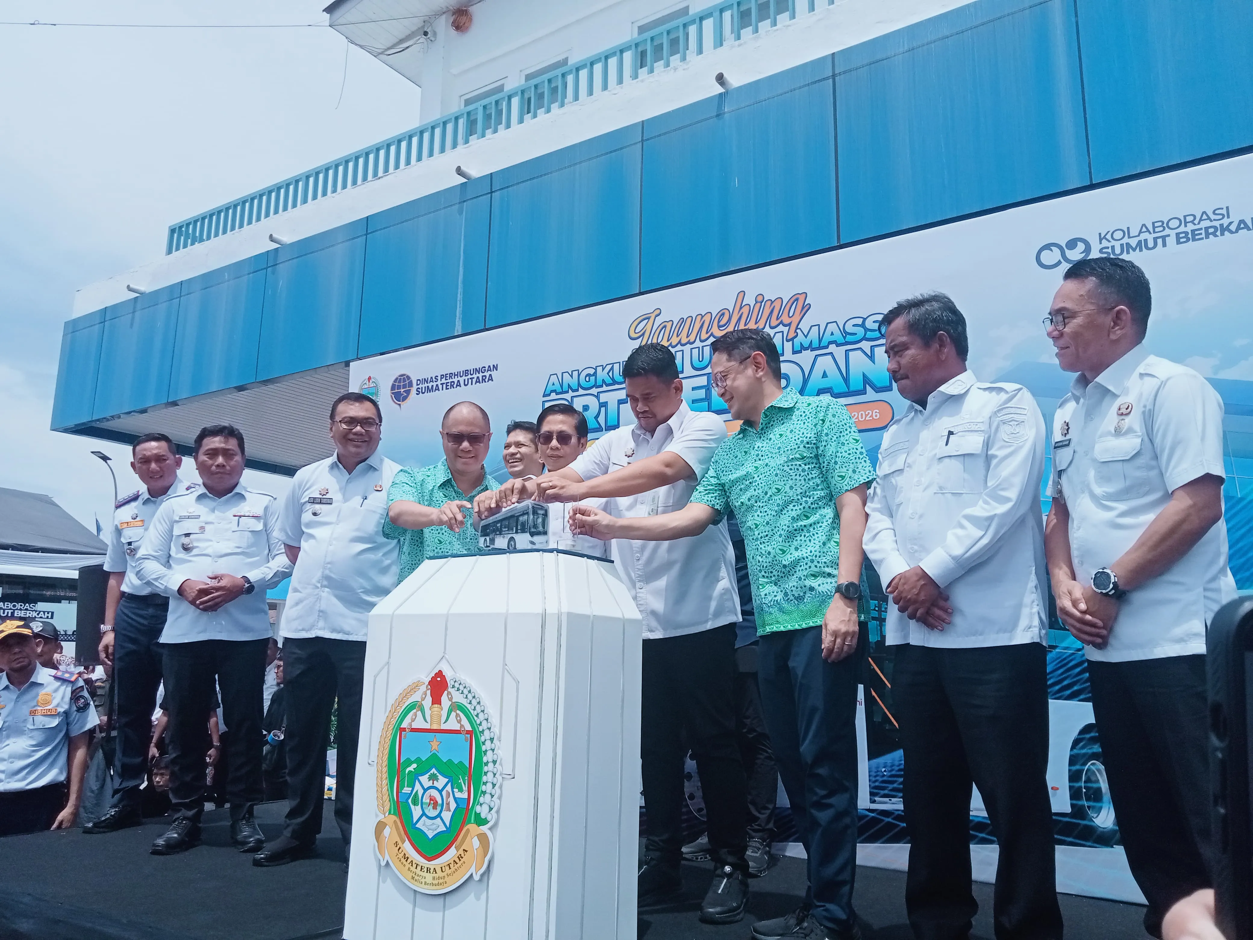 Bobby Nasution Luncurkan BRT Mebidang Rute Medan-Binjai dan Medan-Lubukpakam