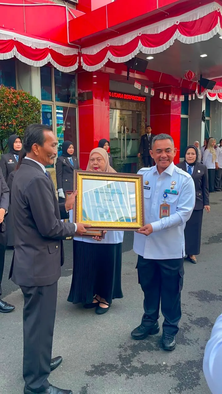 Pemko Binjai Raih Dua Penghargaan Bidang Reformasi dan Dokumentasi Hukum