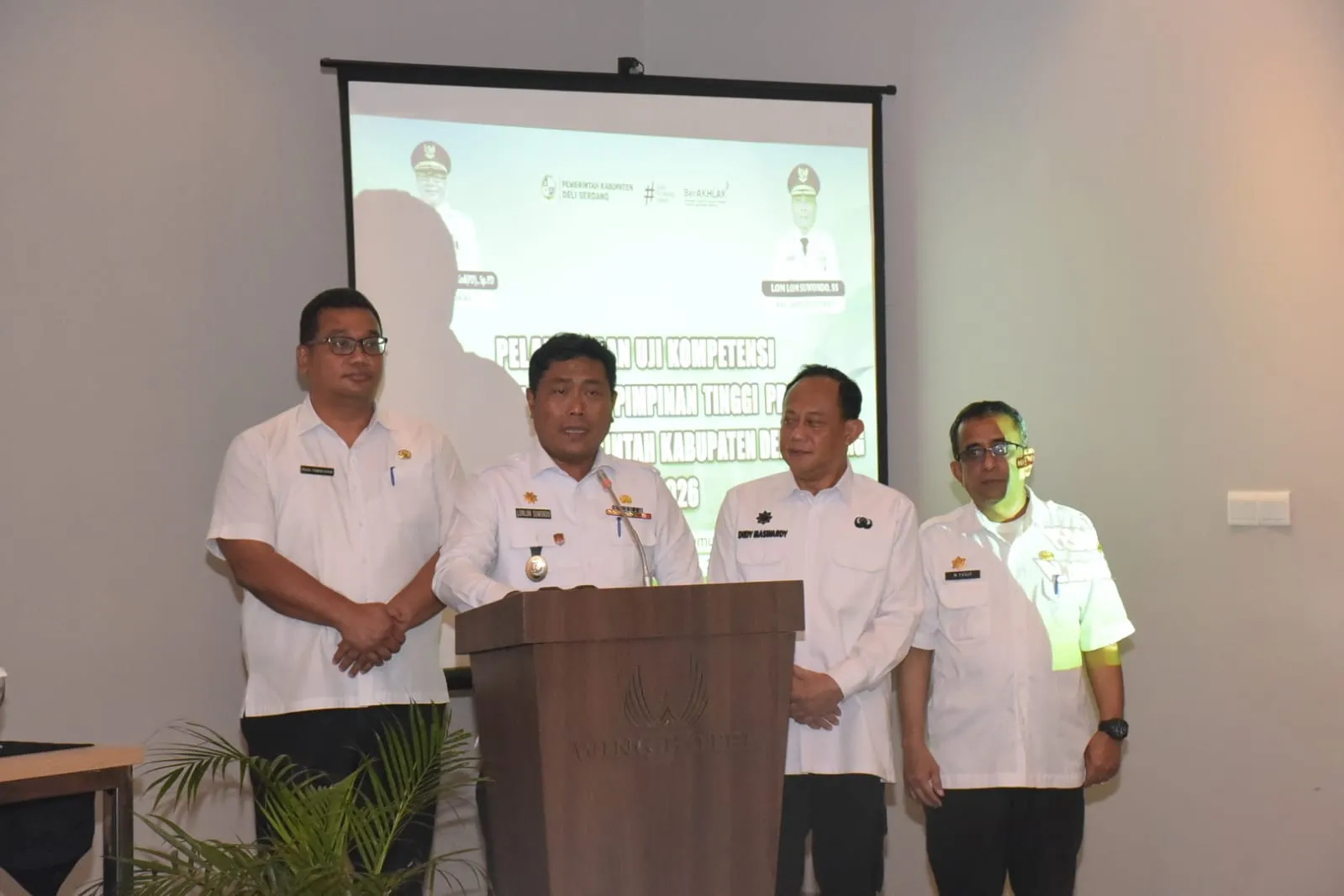 Perkuat Manegemen Berbasis Sistem Merit,16 Pejabat Pimpinan Tinggi Pratama Deliserdang Ikuti Uji Kompetensi