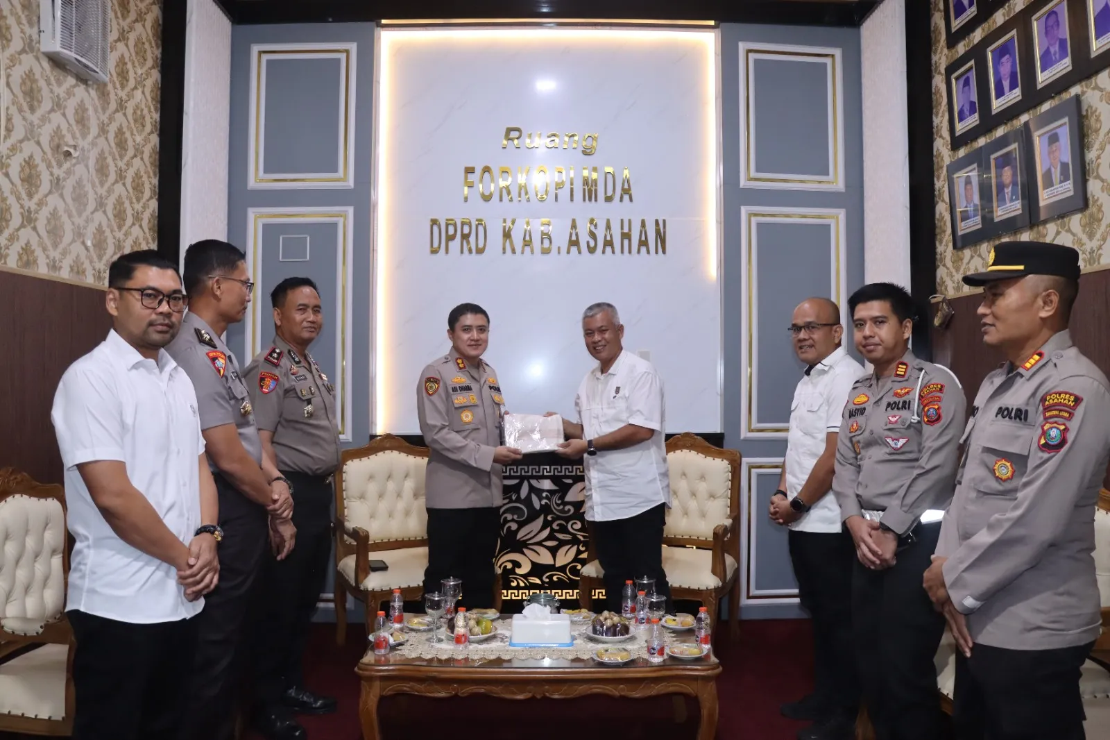 Jelang Pilkades, Kapolres Asahan Perkuat Sinergi dan Komunikasi dengan DPRD