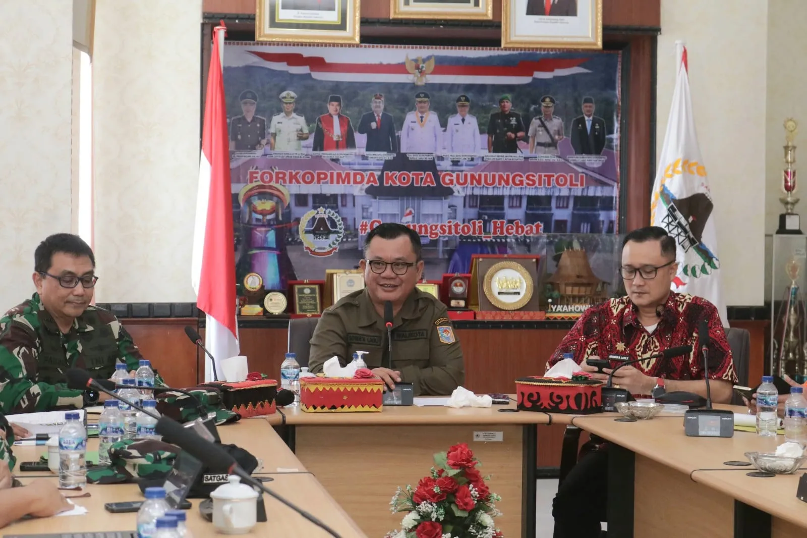 Tim Monev Satgas PRR Wilayah Sumut Perkuat Sinergi dan Kordinasi Dengan Pemko Gunungsitoli