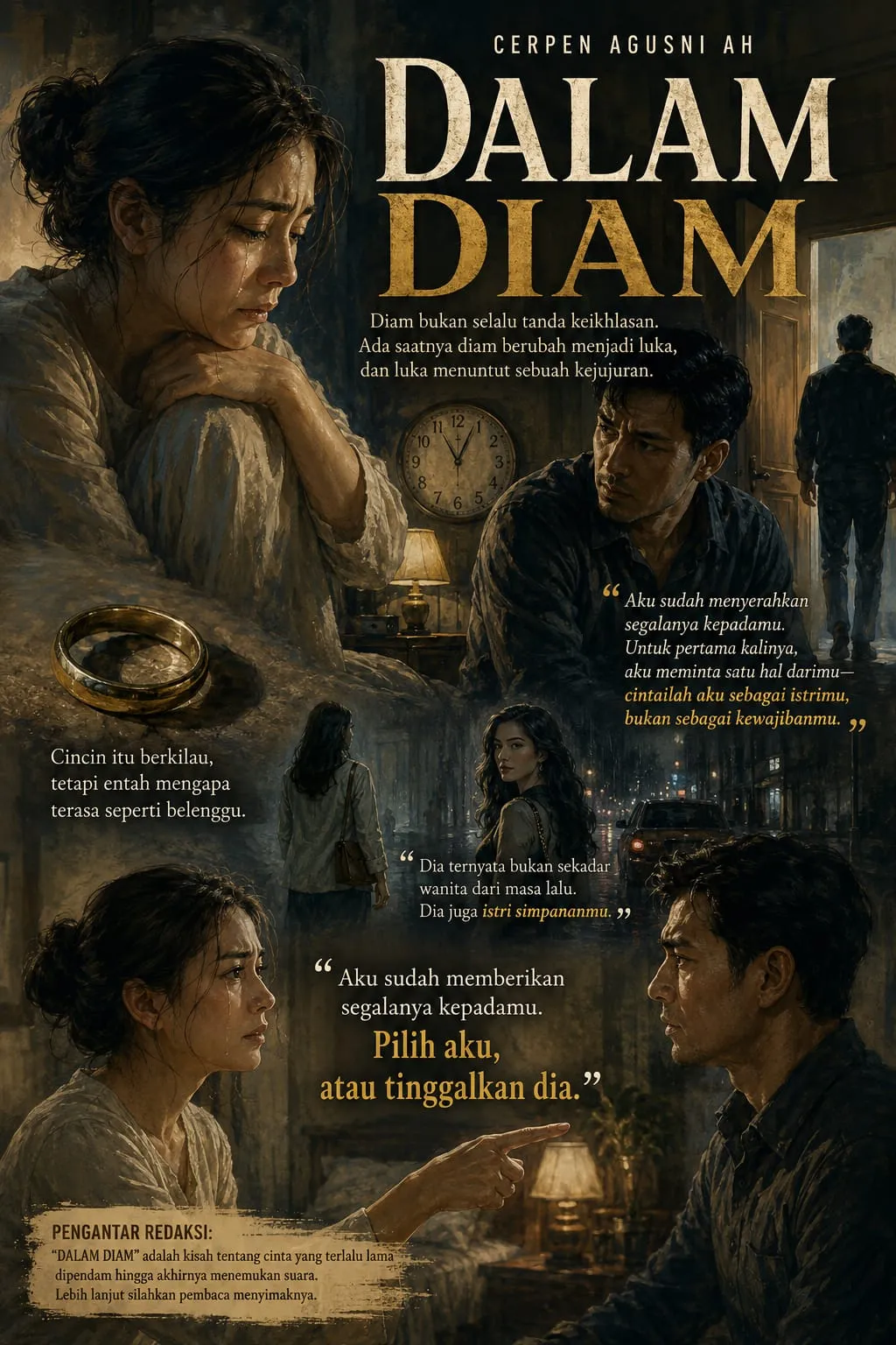 DALAM DIAM CERPEN AGUSNI AH
