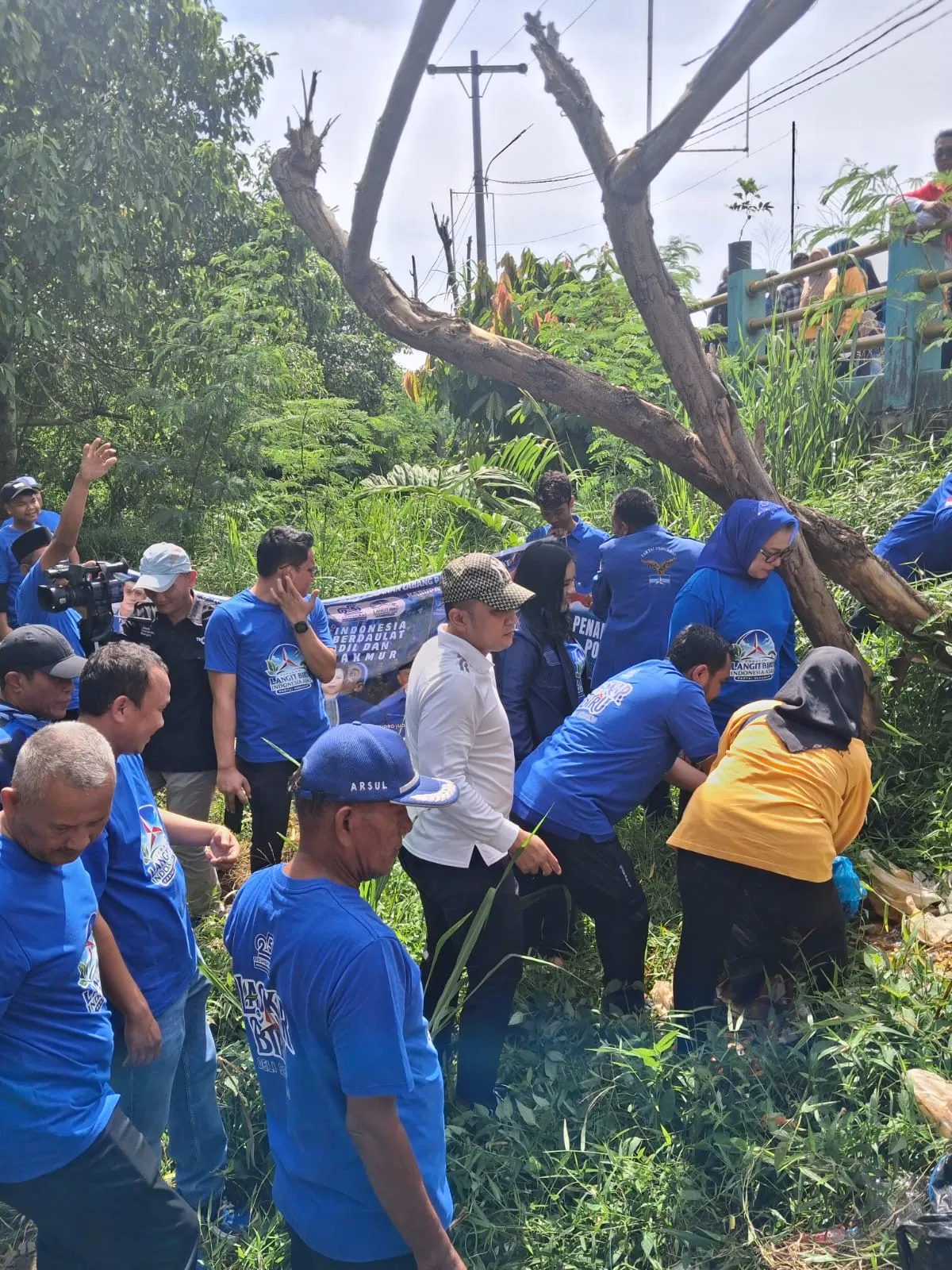 Gerakan Langit Biru Indonesia Asri, DPC Partai Demokrat Deliserdang Tanam 500 Pohon Buah-buahan