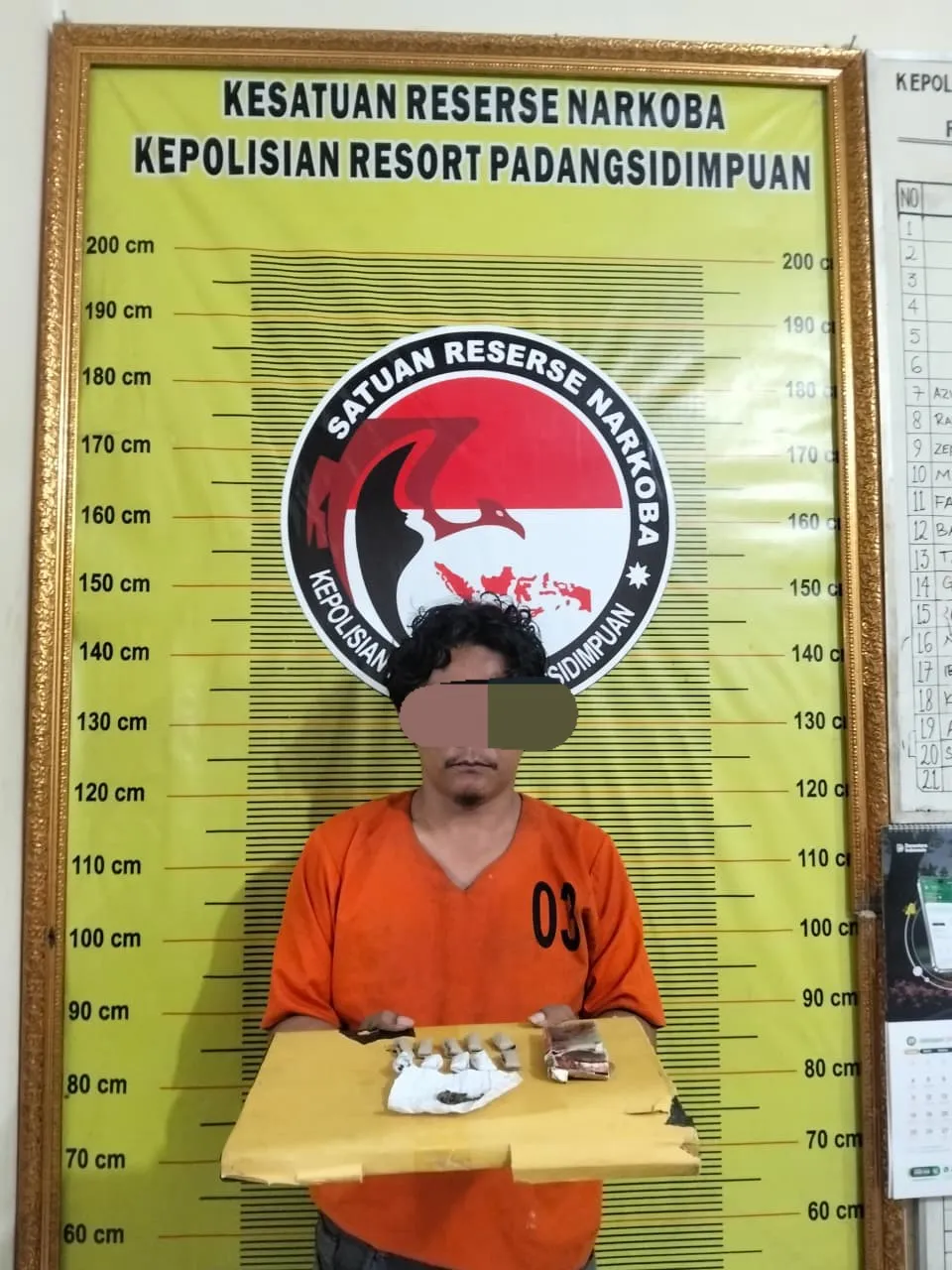 Polres Sidimpuan Tangkap Pengedar Ganja