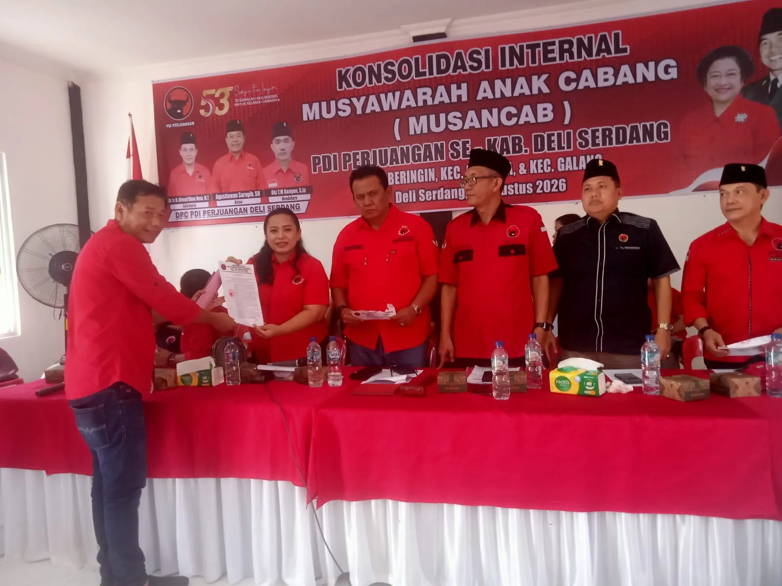 Soehardono Kembali Pimpin PAC PDI Perjuangan Kecamatan Beringin