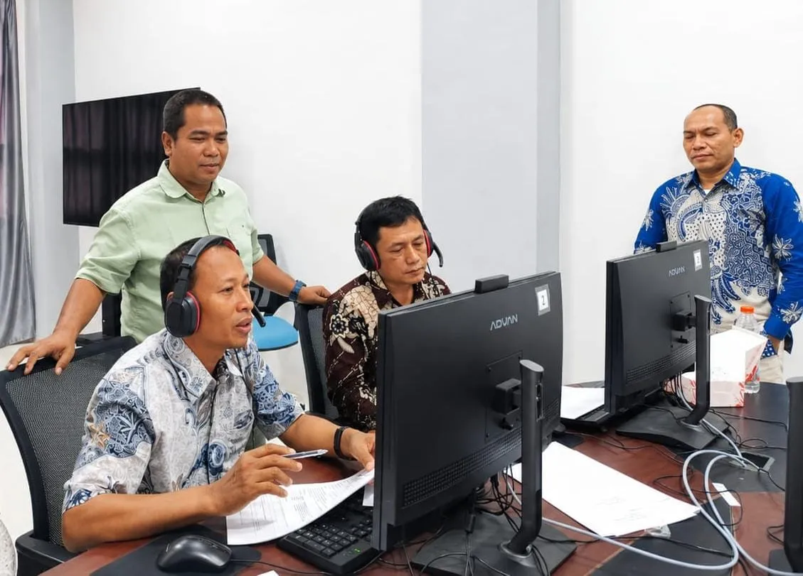 Calon Mahasiswa Asing Ikuti Seleksi Wawancara, Warek I IAIN Langsa Pantau Langsung
