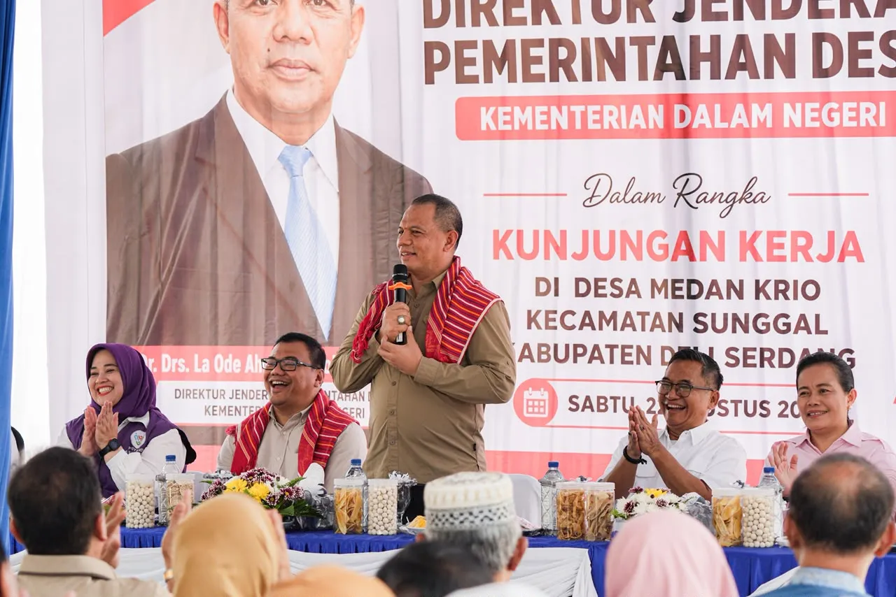 Dirjen Pemdes Dorong Deliserdang Jadi Percontohan Pemerintahan Desa Berdampak di Sumatera