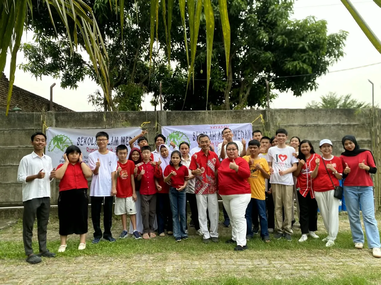 Merah Putih Semarakkan Hari Kemerdekaan di Sekolah Alam Medan