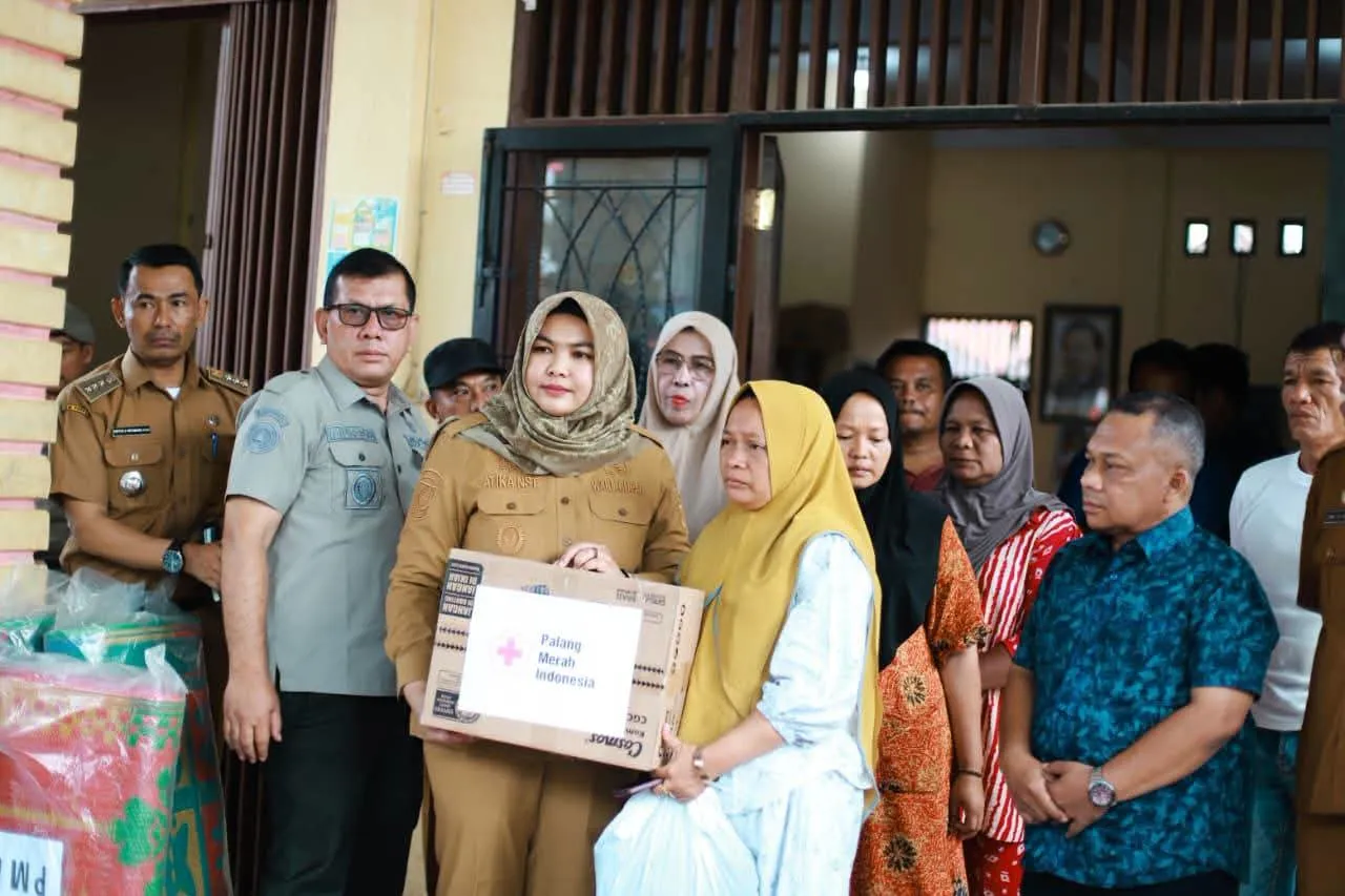 Wabup Madina Minta Dinsos Verifikasi Data Korban Kebakaran Selesai Satu Hari