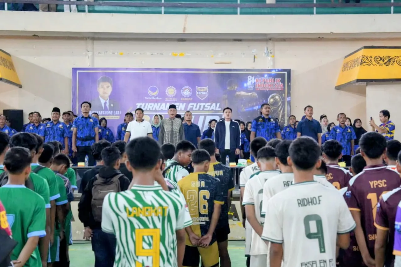 Dukung Kegiatan Positif Pelajar, Ricky Anthony Gelar Turnamen Futsal