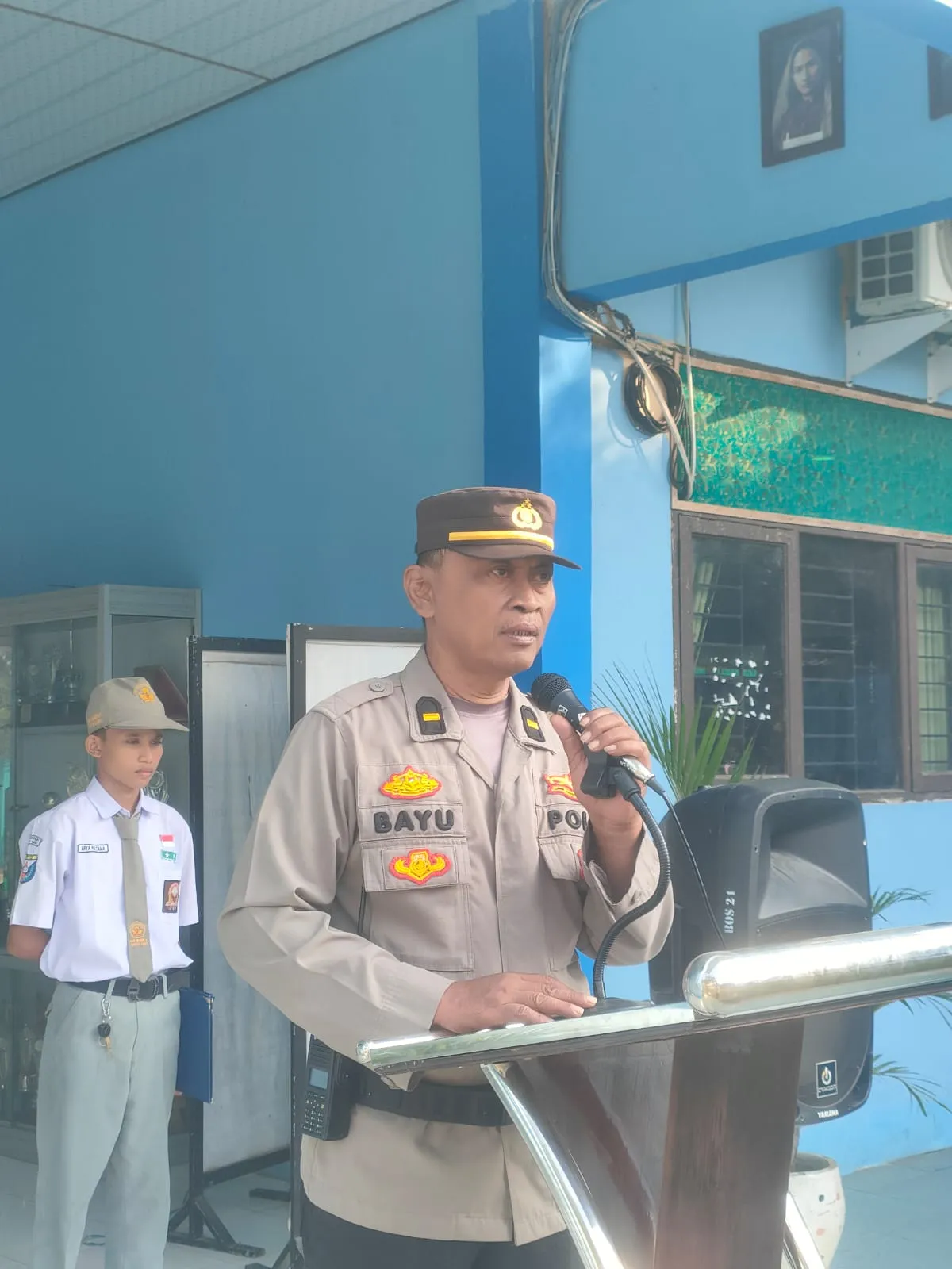 Motivasi Siswa, Polsek Pantai Labu Goes to School di SMKN 1 Pantai Labu