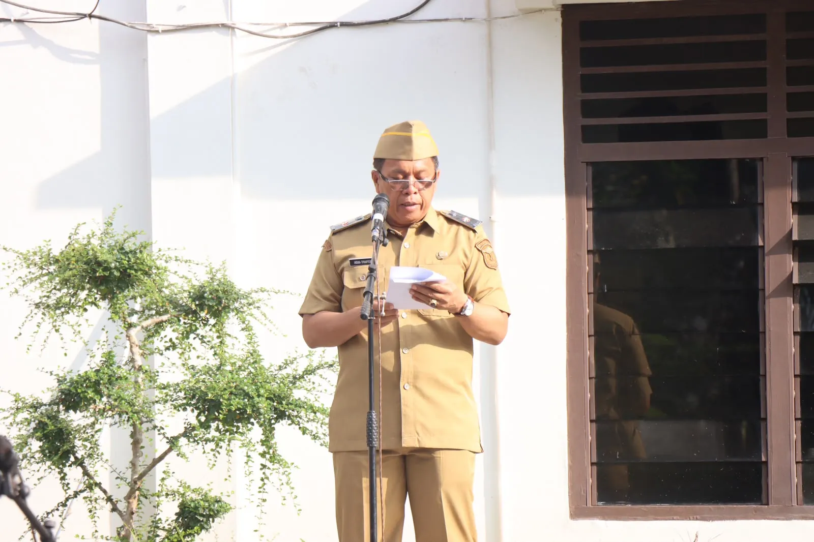 Pimpin Apel Gabungan, Asisten II Setdako Binjai Tekankan Disiplin dan Peningkatan Pelayanan Publik