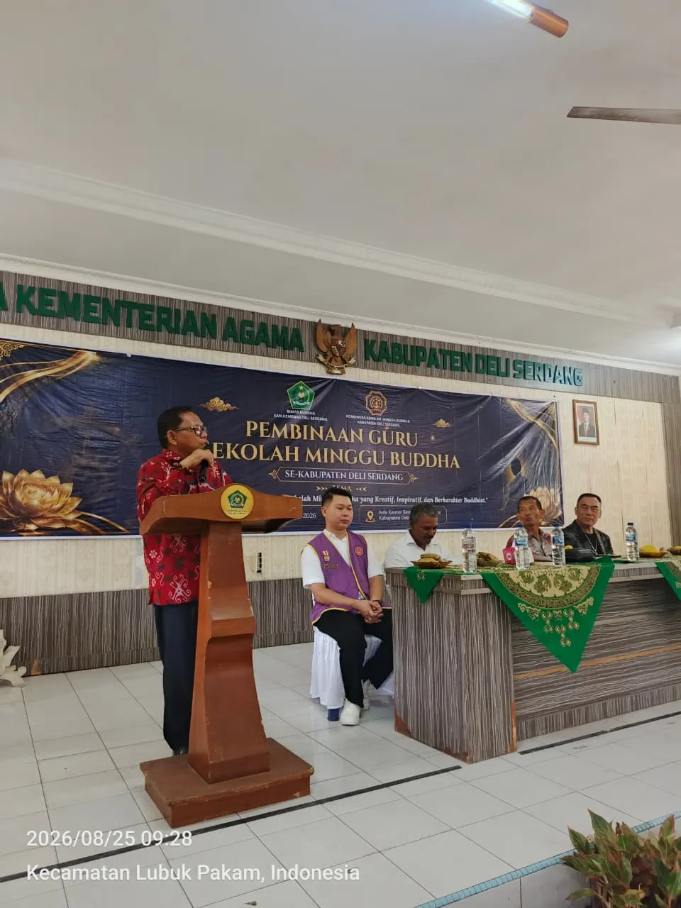 Kemenag Deliserdang Perdana Gelar Pembinaan Guru Sekolah Minggu Buddha