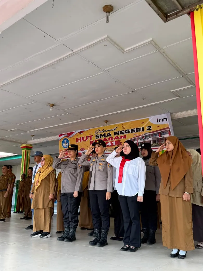 Peringati HUT ke-78, Polwan Polres Asahan Gelar Police Goes to School di SMA Negeri 2 Kisaran