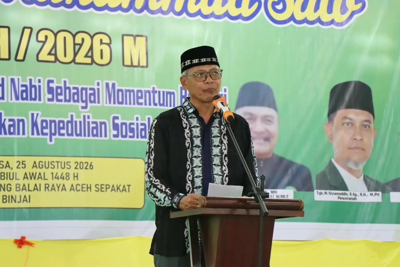 Pemko Binjai Apresiasi Maulid Nabi DPC Aceh Sepakat, Ajak Masyarakat Hidupkan Keteladanan Rasul