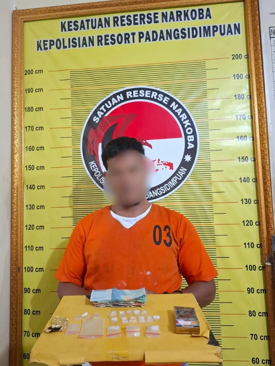 Warga Medan Pemilik Sabu Ditangkap di Jalan Tonga Sidimpuan