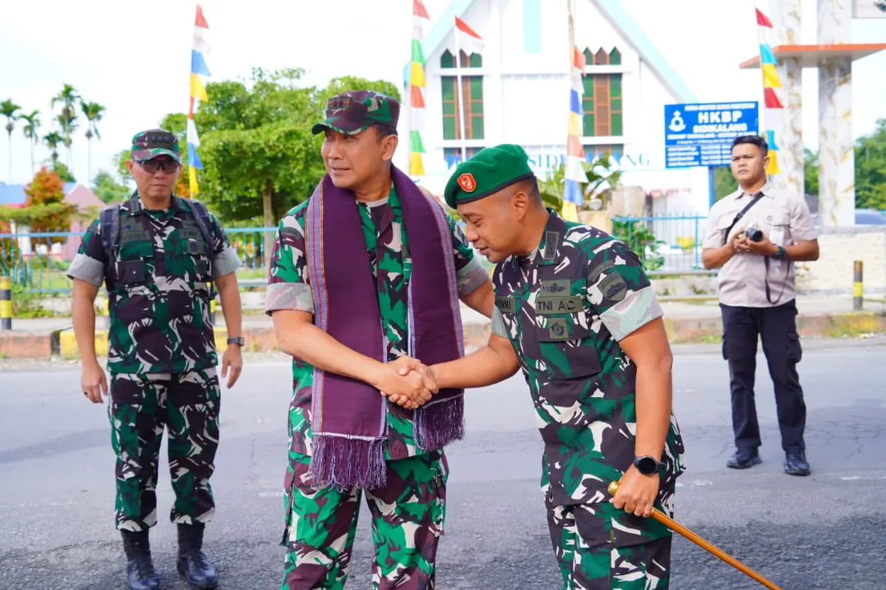 Pangdam I/BB Kunker ke Kodim 0206/Dairi, Prajurit Diminta Dukung Program Pemerintah